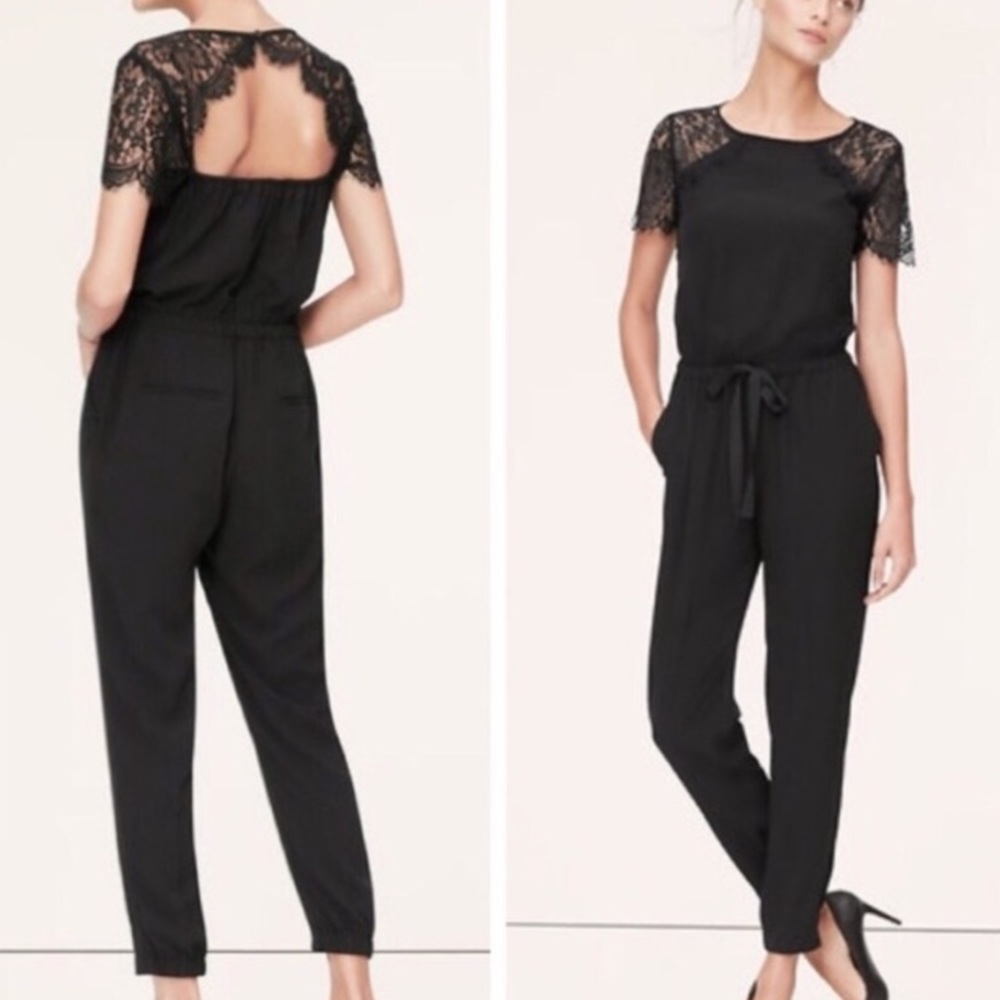 LOFT lace jumpsuit